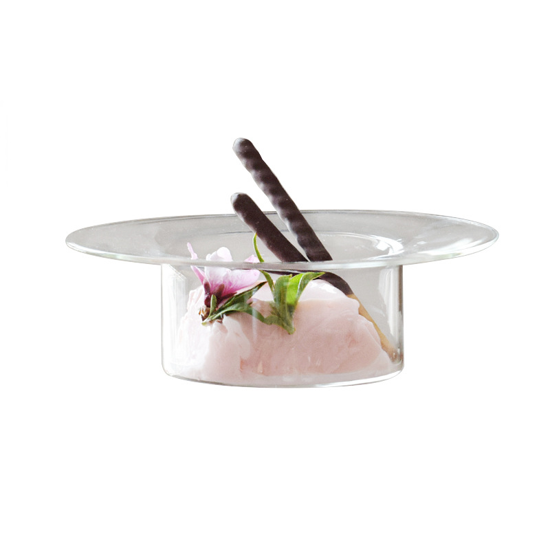 mini bowl container glass yogurt cup for ice cream pudding