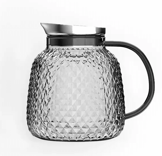 Fancy Half Gallon Airtight Glass Jug With Spout Lid