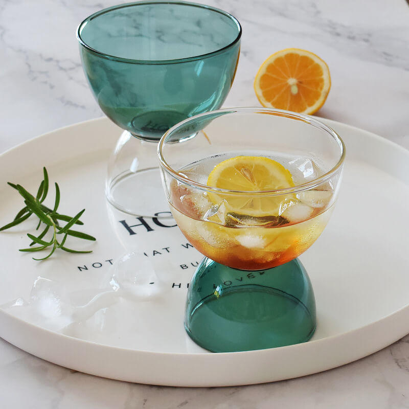 Ice Cream Cups Glassware Pudding Smoothie Glasses Glass Dessert Bowls Trifle Bowl for Snack, Smoothie, Cereal, Nuts Housewarming