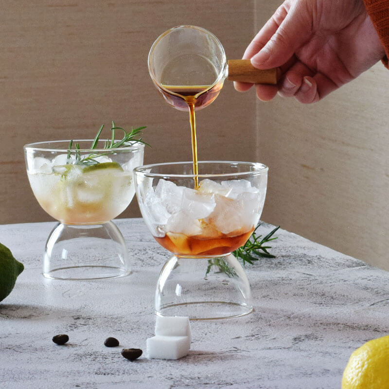 Ice Cream Cups Glassware Pudding Smoothie Glasses Glass Dessert Bowls Trifle Bowl for Snack, Smoothie, Cereal, Nuts Housewarming
