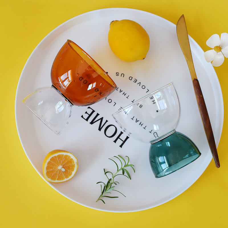 Ice Cream Cups Glassware Pudding Smoothie Glasses Glass Dessert Bowls Trifle Bowl for Snack, Smoothie, Cereal, Nuts Housewarming