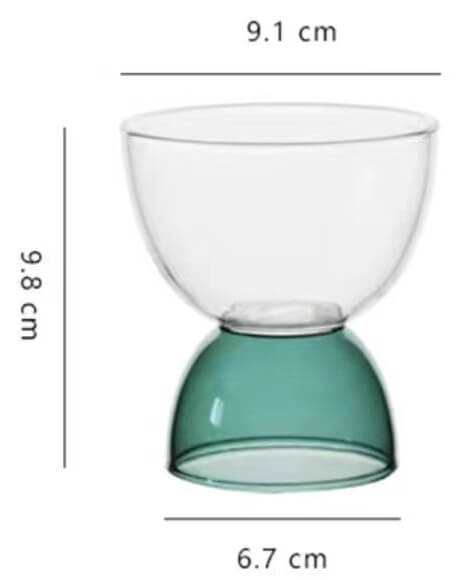 Ice Cream Cups Glassware Pudding Smoothie Glasses Glass Dessert Bowls Trifle Bowl for Snack, Smoothie, Cereal, Nuts Housewarming