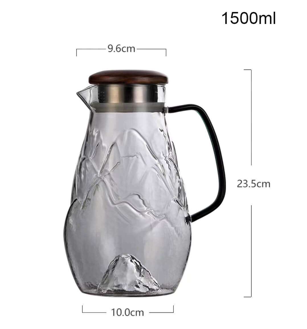 borosilicate glass pitcher with lid borosilicate glass pitcher with lid