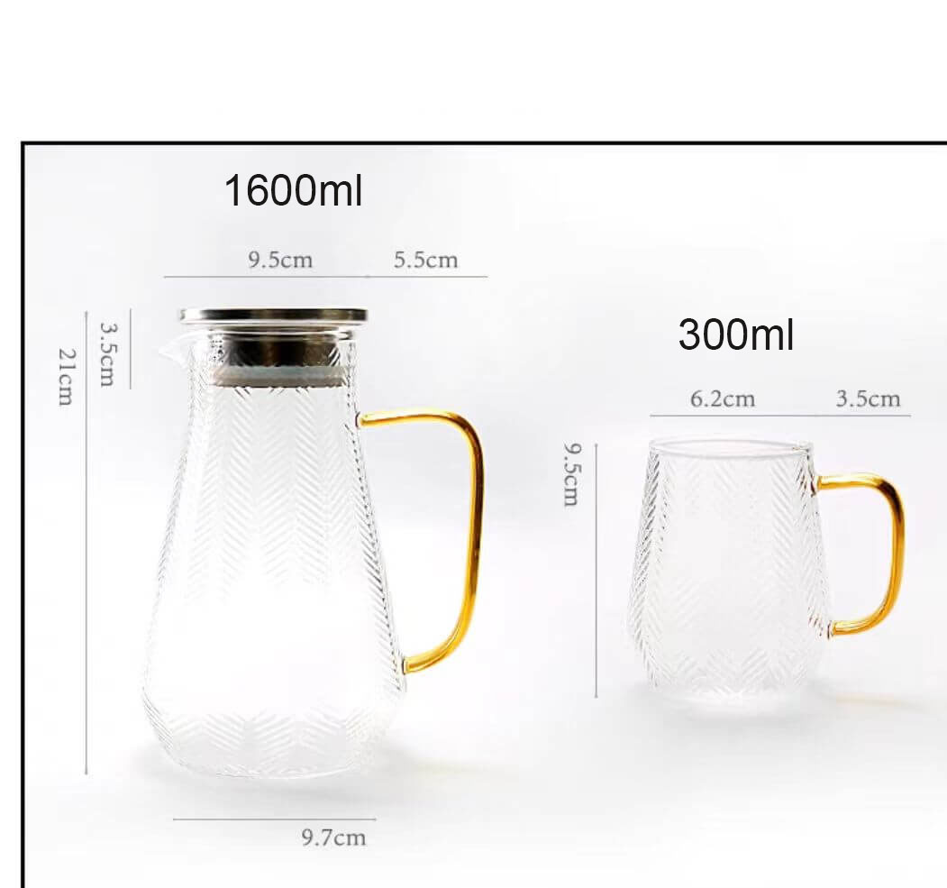 glass water pitcher with lid glass water pitcher with lid