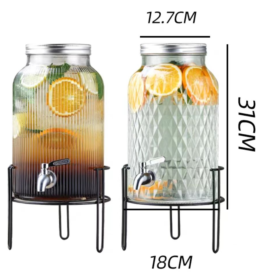 glass dispenser with wood stand glass dispenser with wood stand