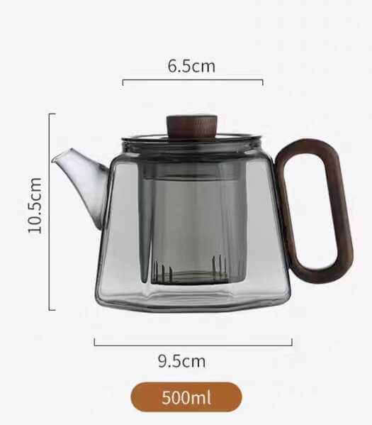 vintage glass kettle