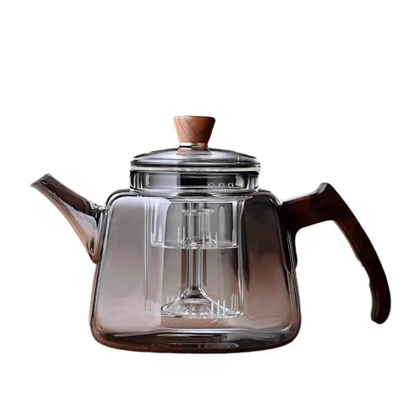 1000ml Grey Jing Glass Teapot