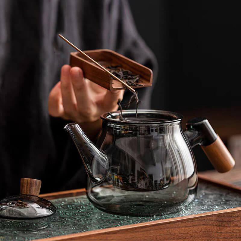 800ml Jing Glass Tea Carafe Gas Stove