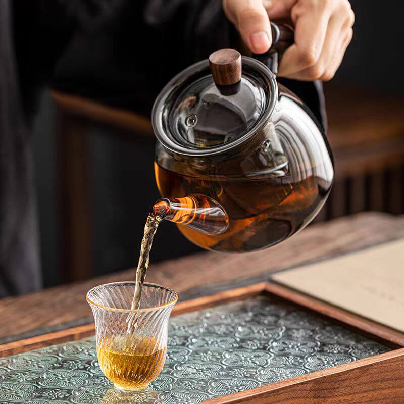800ml Jing Glass Tea Carafe Gas Stove
