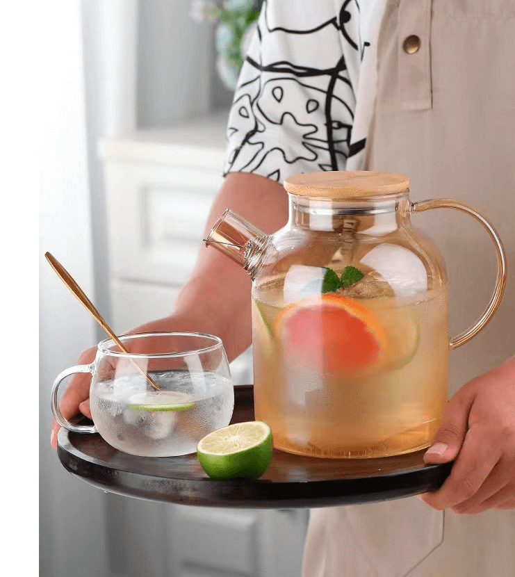 heat proof glass pitcher