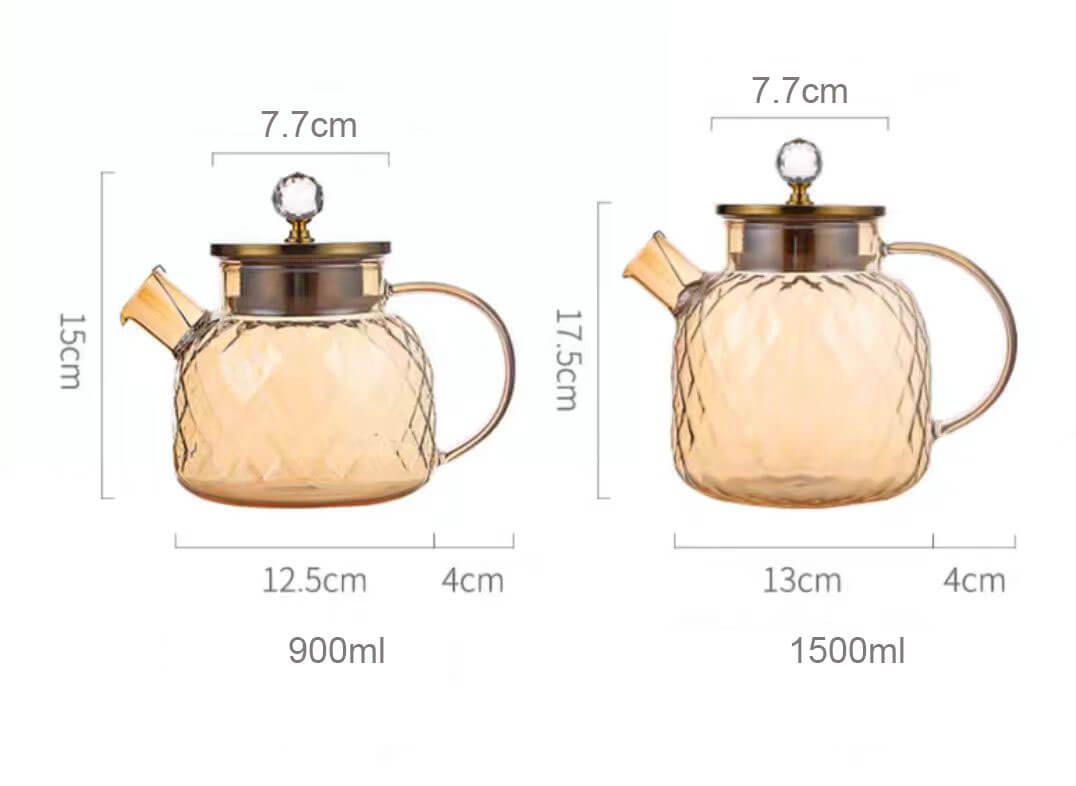 water jug glass with lid