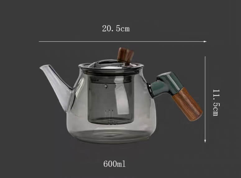 jing glass teapot