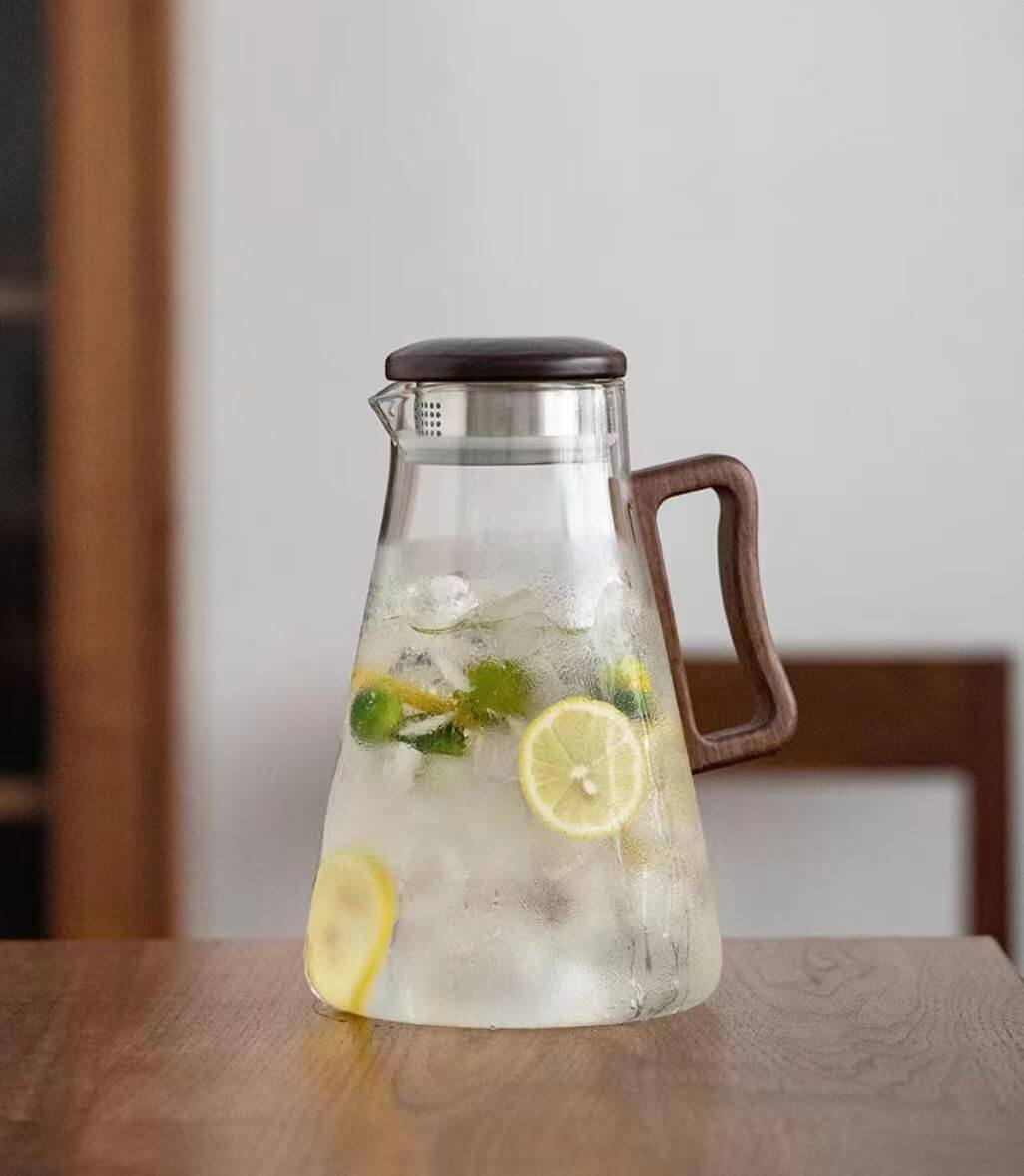 Iced Tea Glass Water Pitcher For Drinking