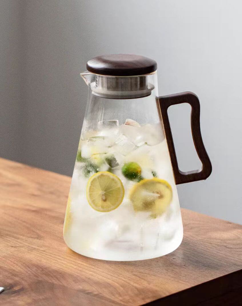 Iced Tea Glass Water Pitcher For Drinking