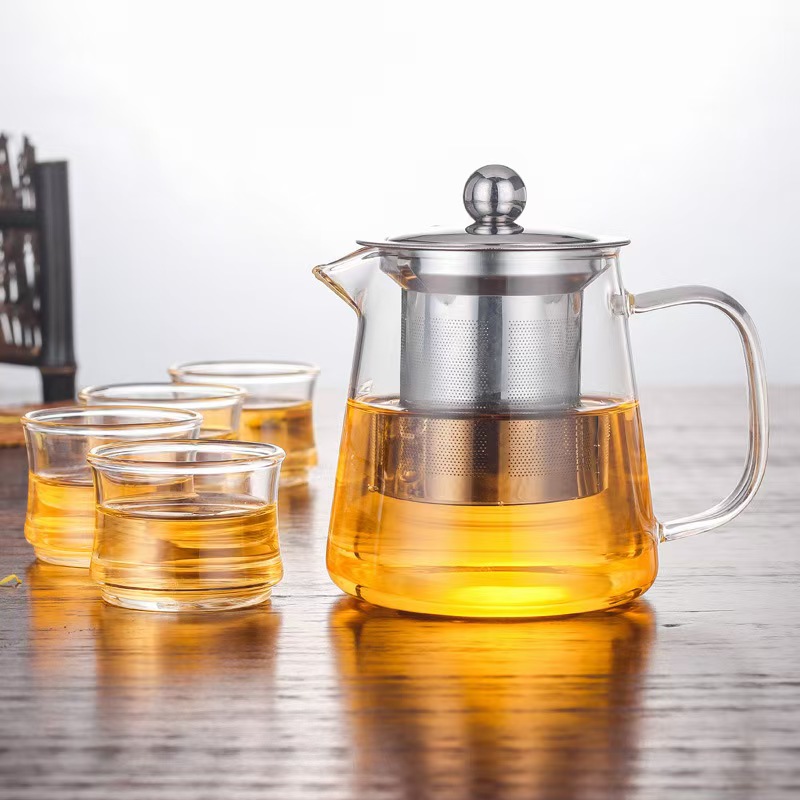 Modern Glass Teapot Stove Top With Infuser