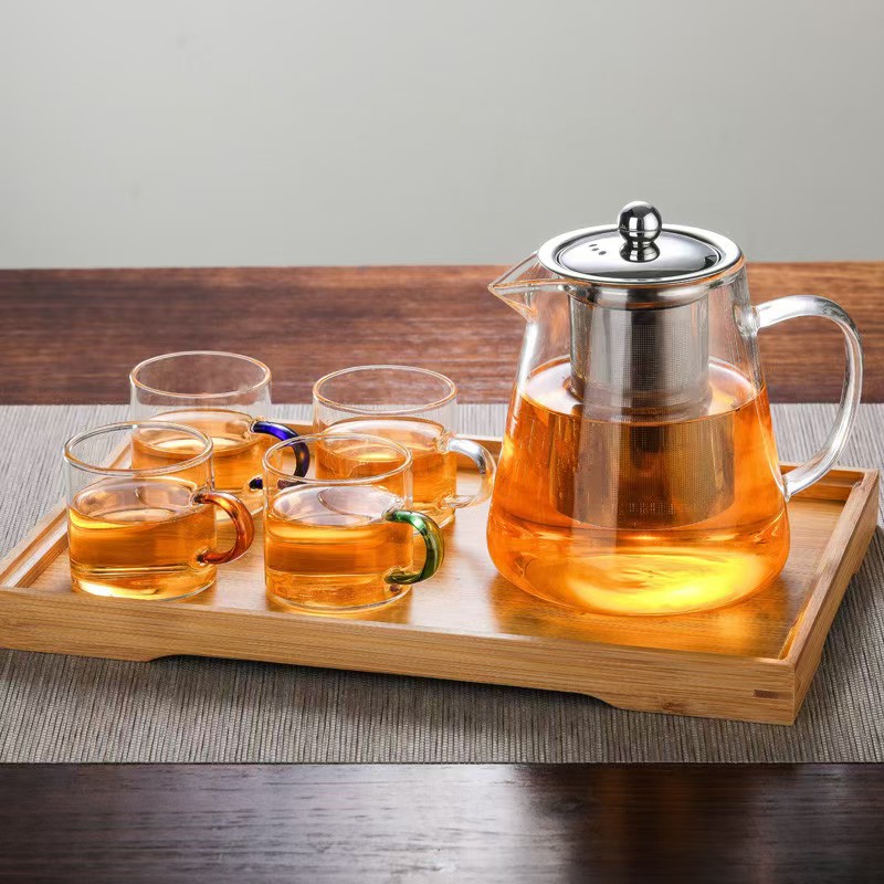 Modern Glass Teapot Stove Top With Infuser