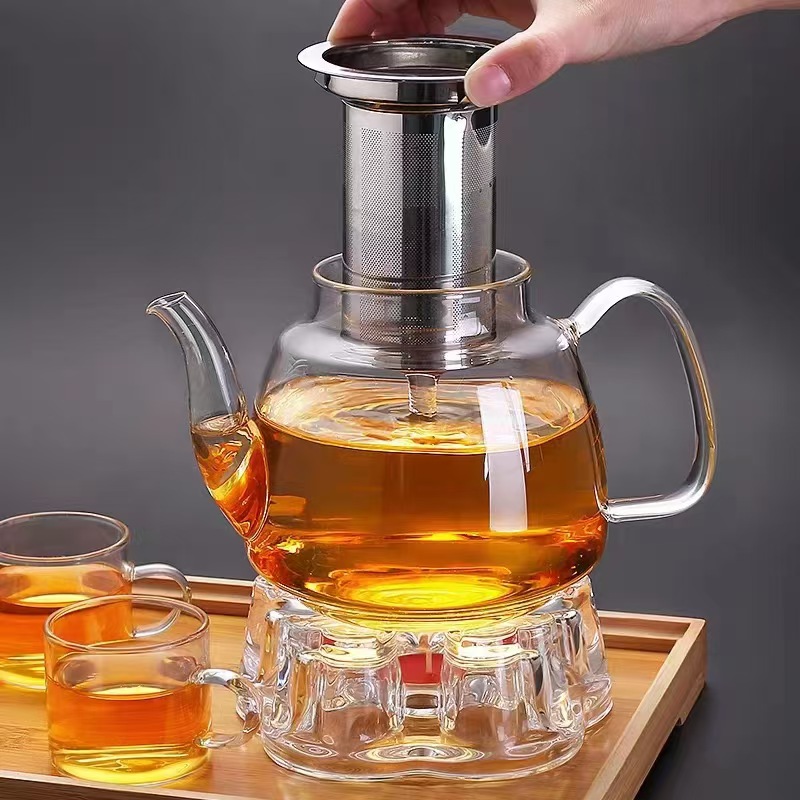 borosilicate glass tea pot borosilicate glass tea pot