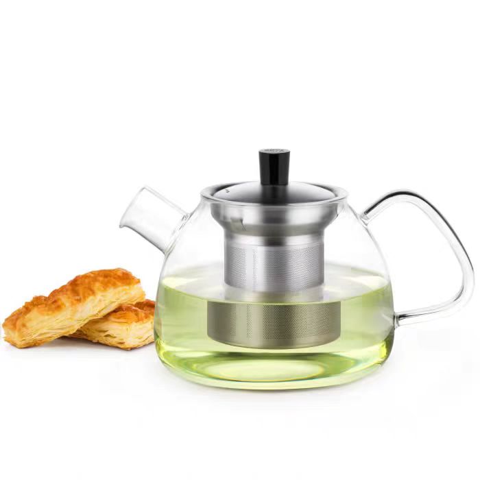 Stovetop Safe Glass Tea Kettle Teapot