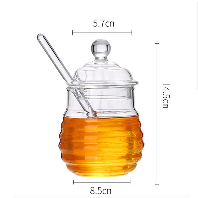 borosilicate glass honey jar borosilicate glass honey jar