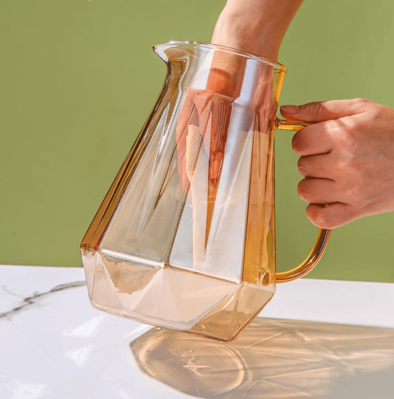 glass pitcher stainless steel lid glass pitcher stainless steel lid