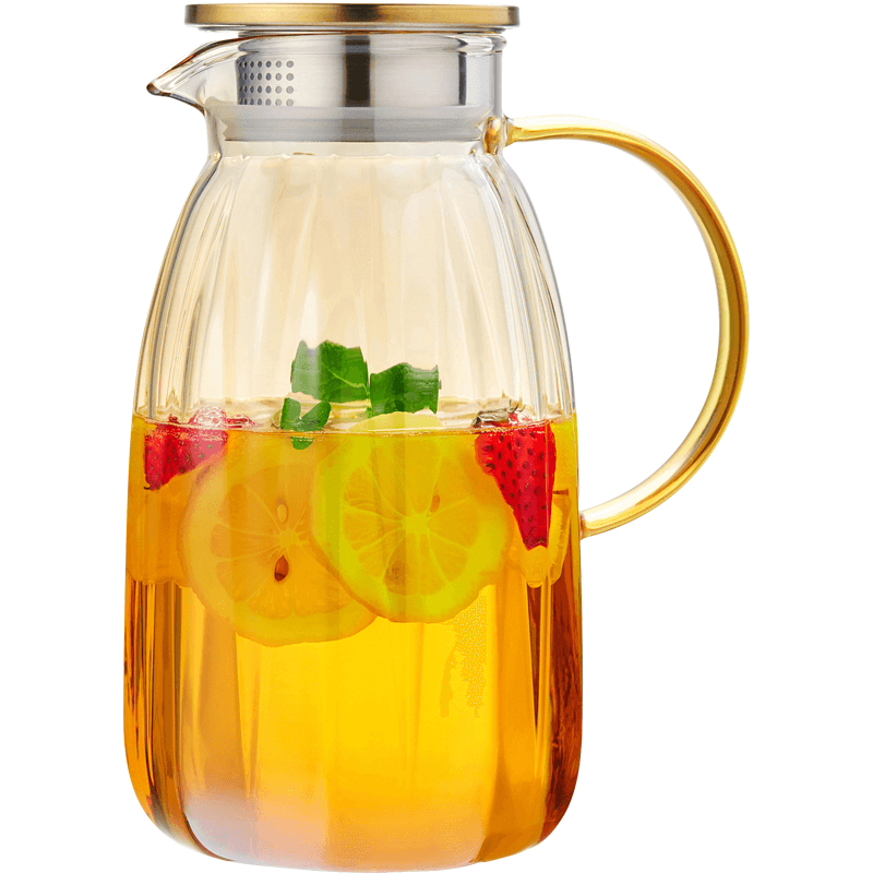 Glass Fridge Pur Jug With Spout For Drinking Use