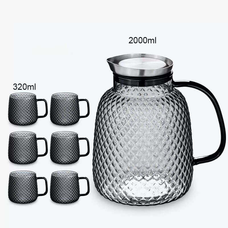 glass carafe with spigot