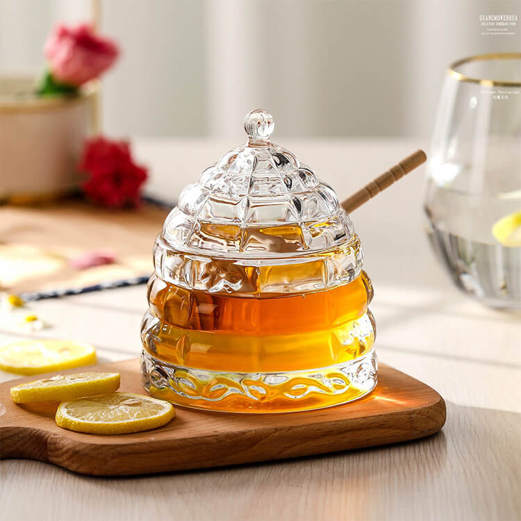 clear glass honey jar clear glass honey jar