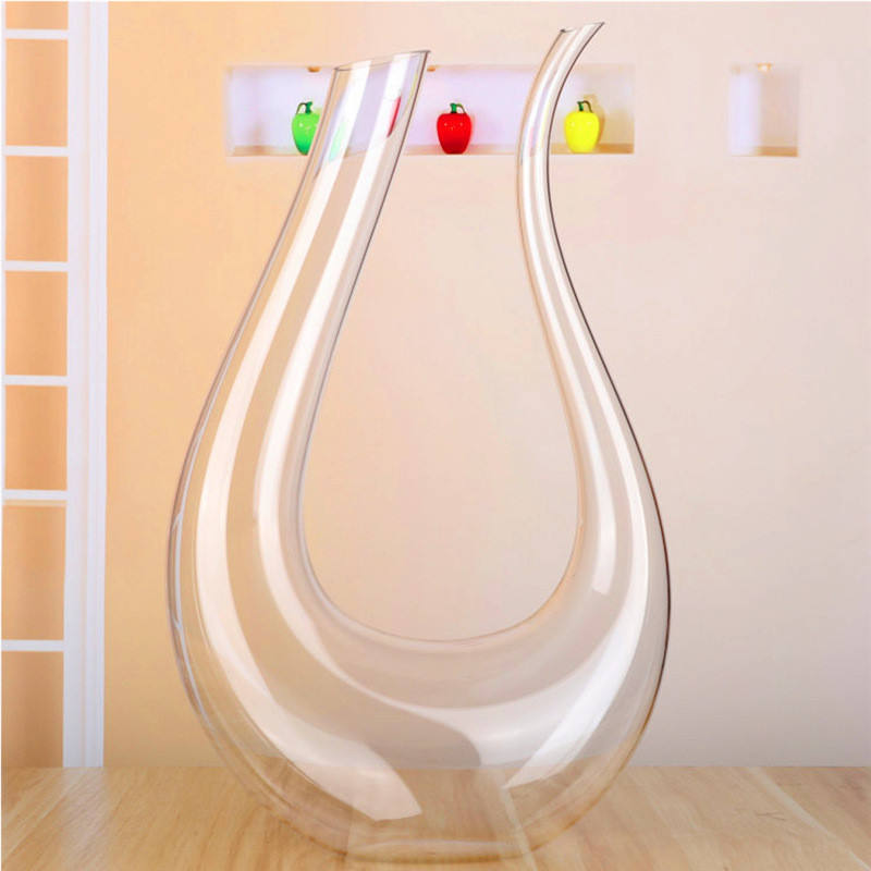 Swan Crystal Glass Wine Decanter Whiskey Set