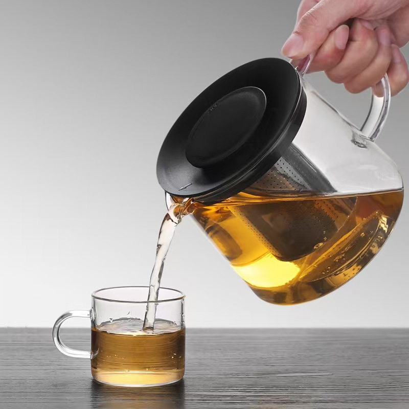 1000ml Steeper Glass Pot For Tea