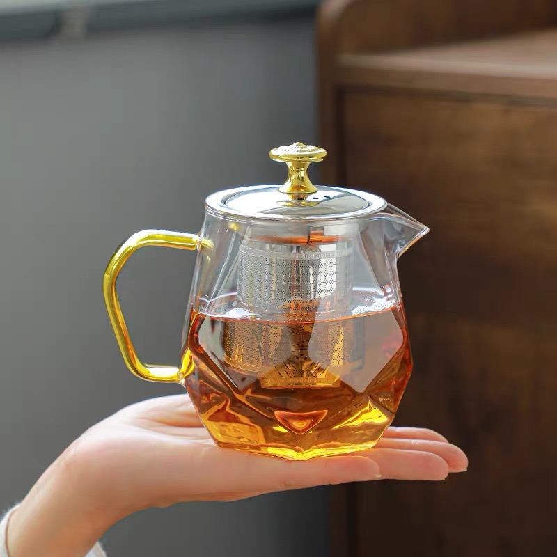 Glass Tea Steeper Pot Teabloom Teapot