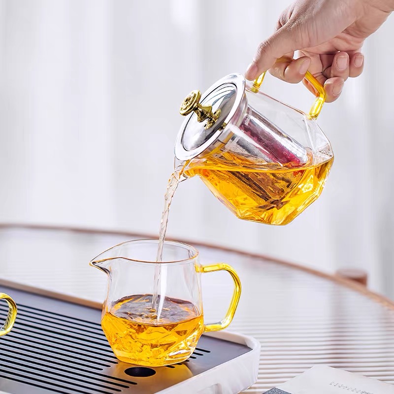 Glass Tea Steeper Pot Teabloom Teapot