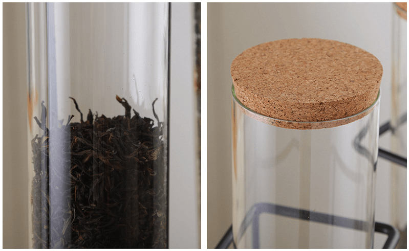 glass display jars