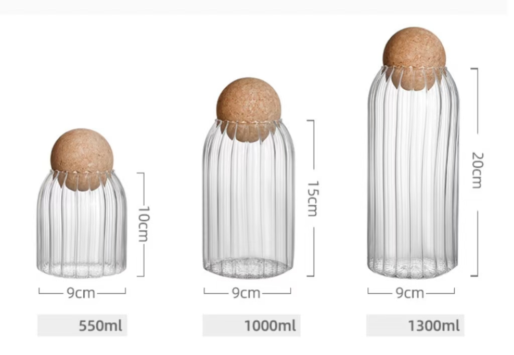 airtight glass canisters