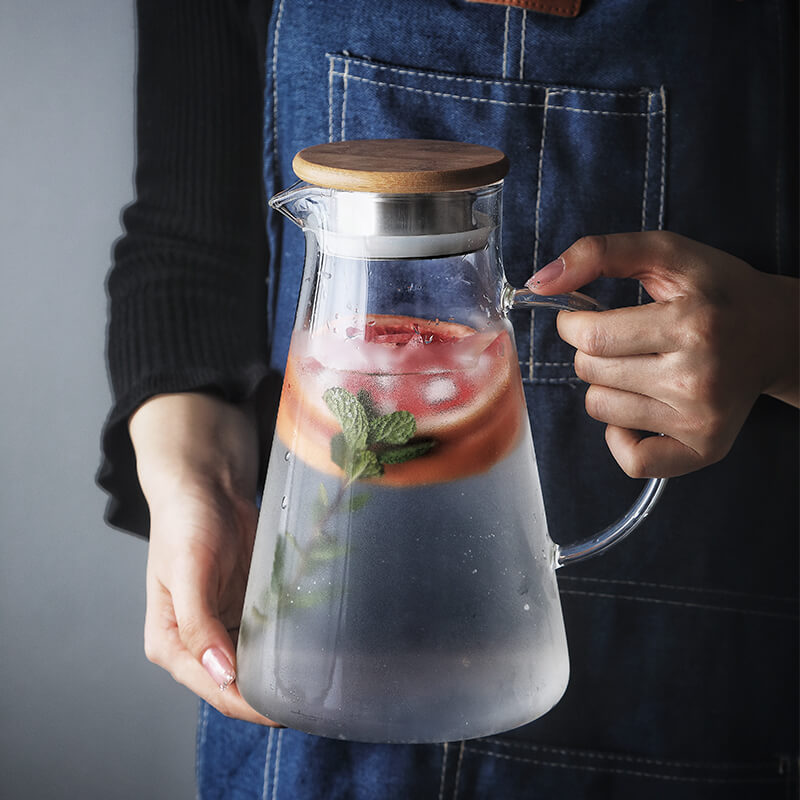 glass iced tea pitcher with lid glass iced tea pitcher with lid