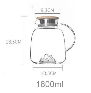 glass water jug for fridge door glass water jug for fridge door
