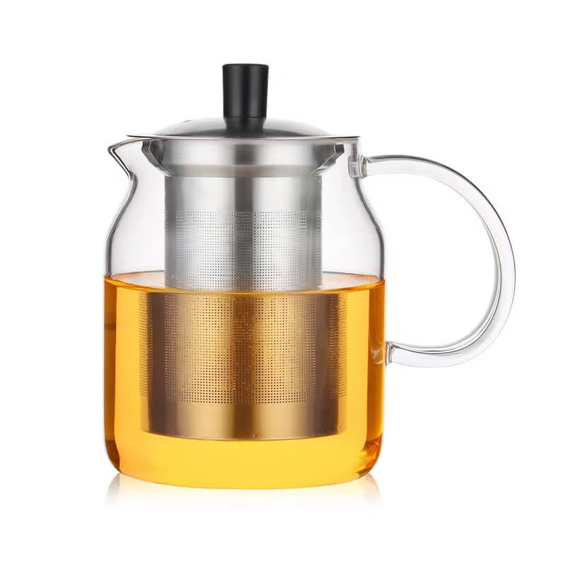 Stovetop Tall Clear Glass Teapot Kettle For Tea