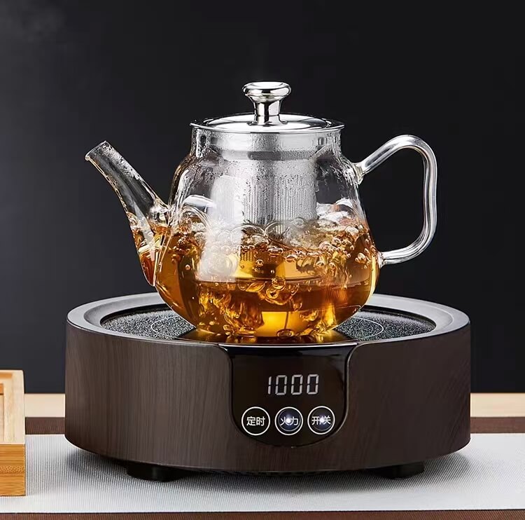 600ml Stove Top Glass Teapot With Stainless Steel Infuser