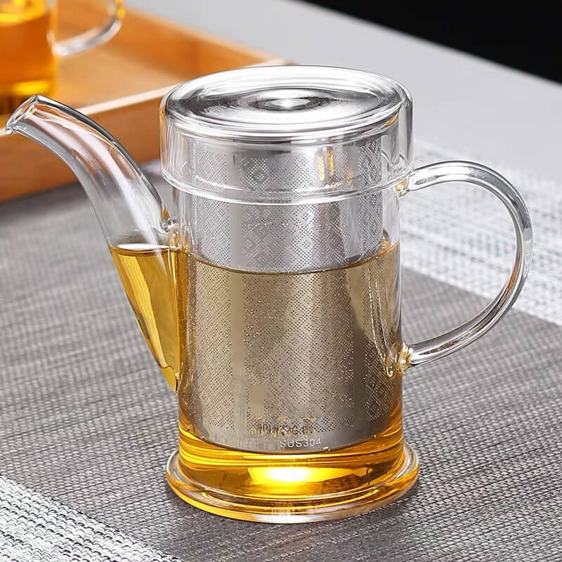 Mini Clear Glass Teapot Kettle For Tea