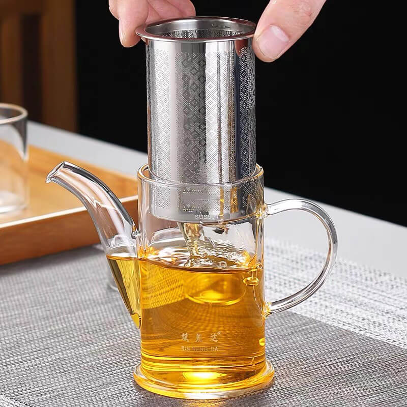 Mini Clear Glass Teapot Kettle For Tea