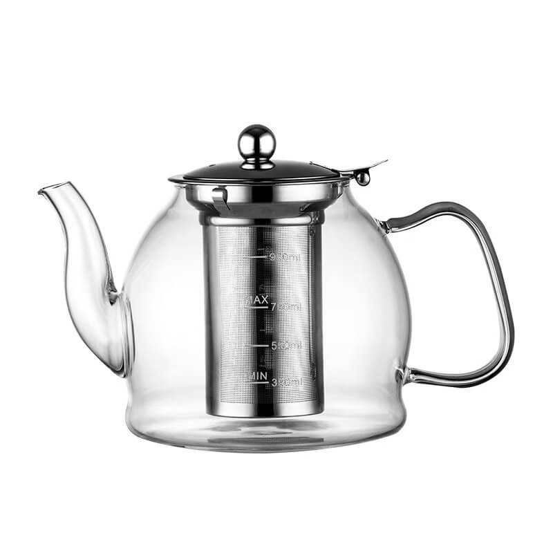 Transparent Borosilicate Glass Tea Kettle