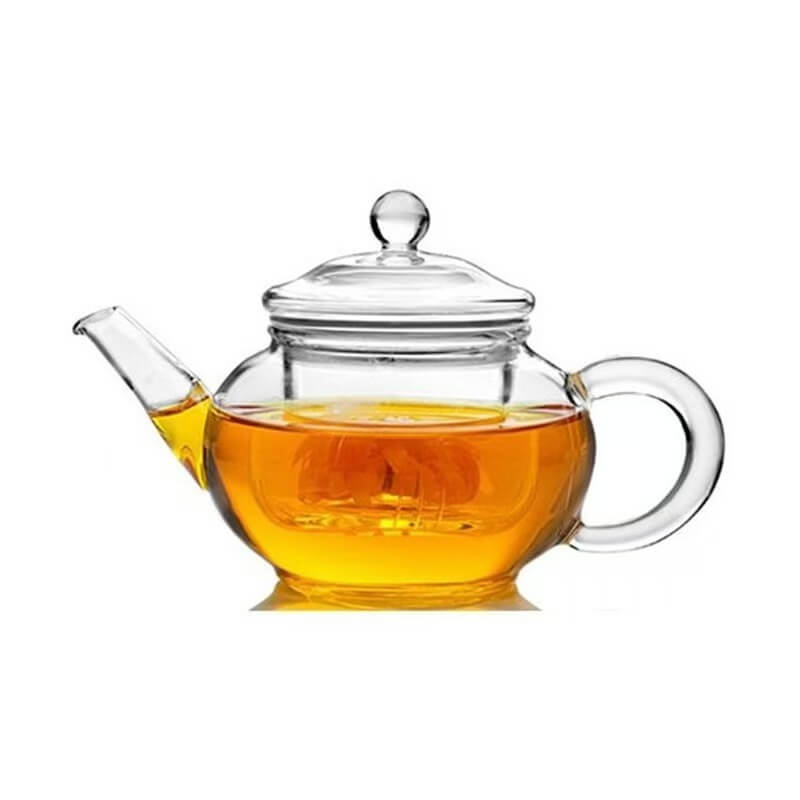 Blooming Mini Clear Glass Teapot Kettle For Tea