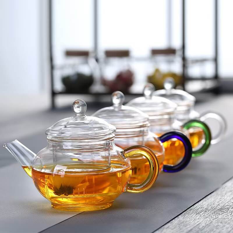 clear tea kettle
