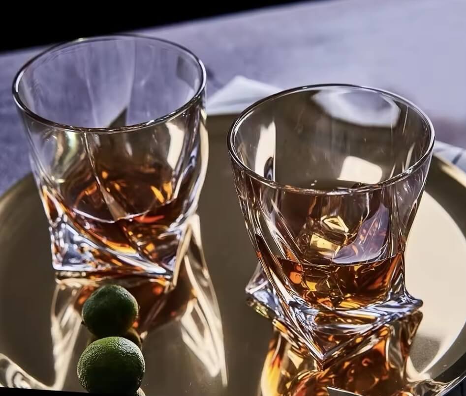 heavy whiskey glass