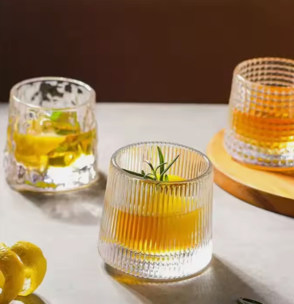 insulated rotating single malt whiskey glasses