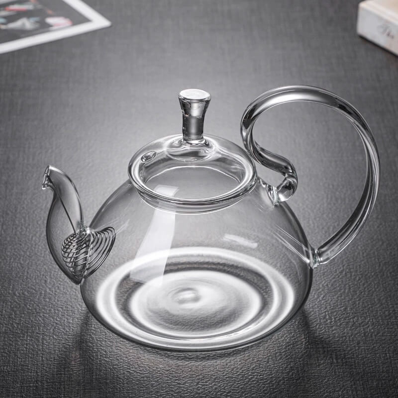 600ml Herbal Stove Top Glass Teapot Kettle