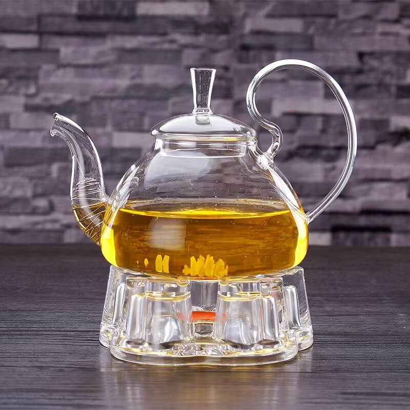 600ml Herbal Stove Top Glass Teapot Kettle