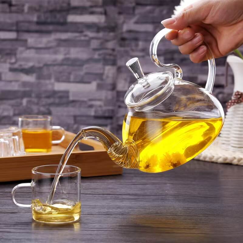 glass herbal tea pot glass herbal tea pot