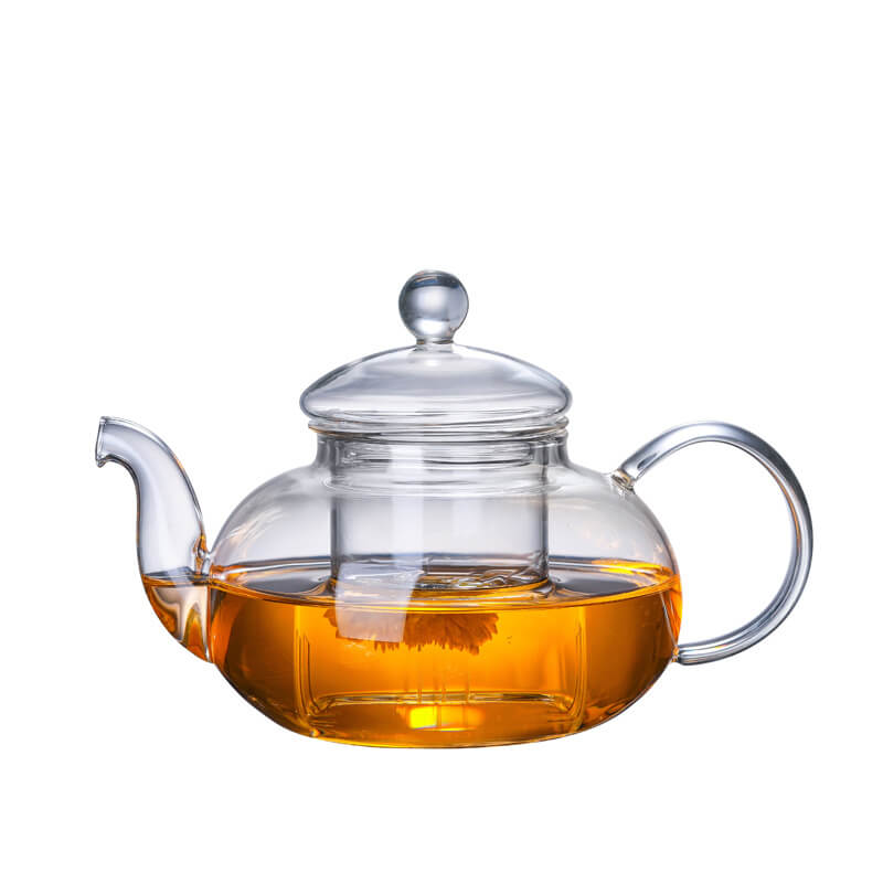 Antique Insulated Borosilicate Glass Teapot