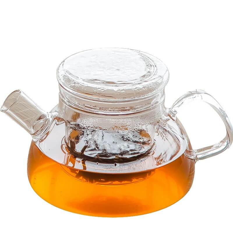 Stove Top Borosil Glass Chai Teapot With Infuser