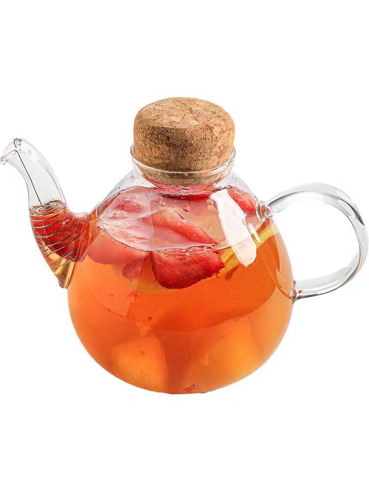 Stove Top 500ml Glass Teapot Tea Kettle Infuser